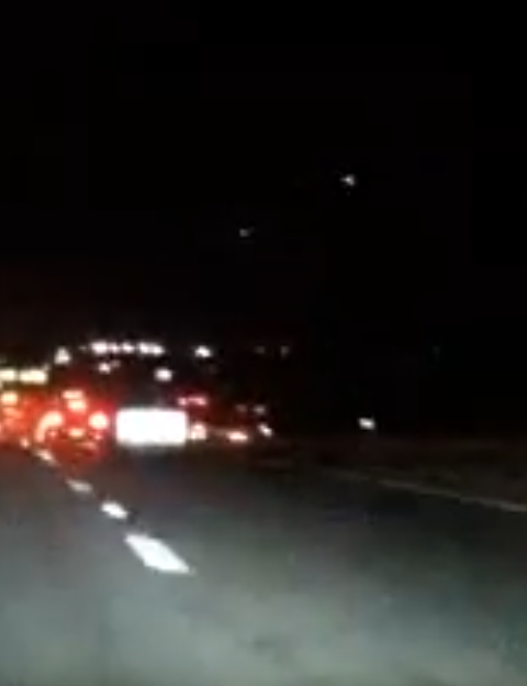Strange Light Filmed Over Fort Worth - Texas UFO Sightings